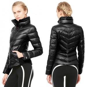 ALO YOGA Black Down Relief Jacket Sz S